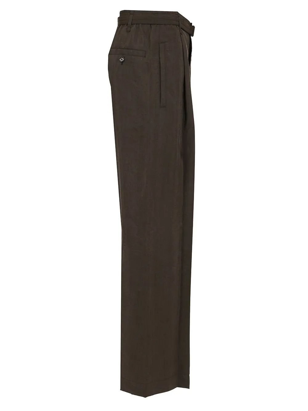 High-Waisted Wide-Leg Trousers