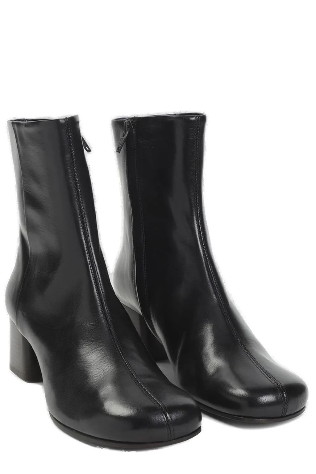 Block Heel Ankle Boots
