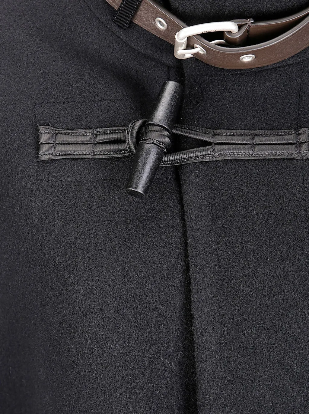Wool Coat With Belt