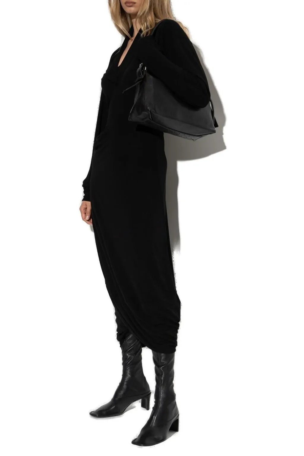 Asymmetric Midi Dress