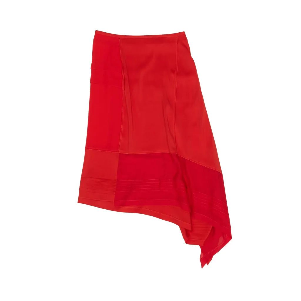 Asymmetric Midi Skirt