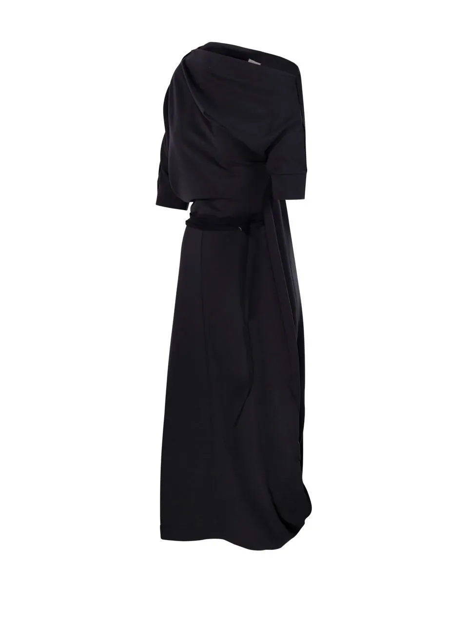 Asymmetric Draped Dress