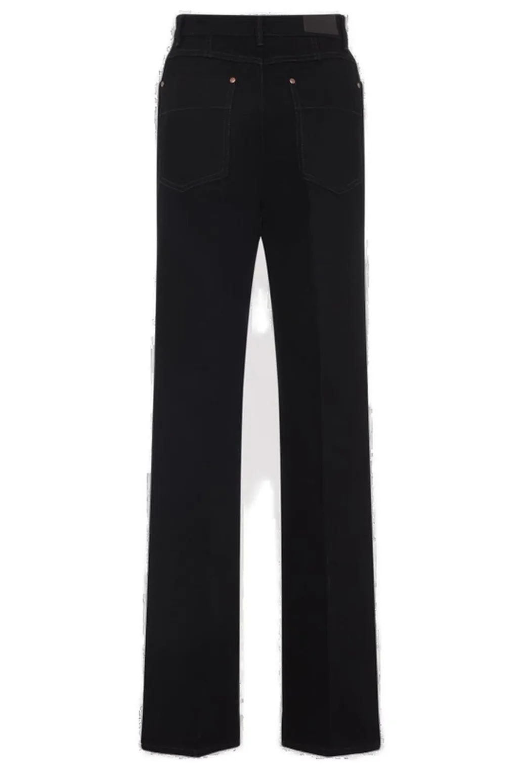High-Rise Straight-Leg Jeans