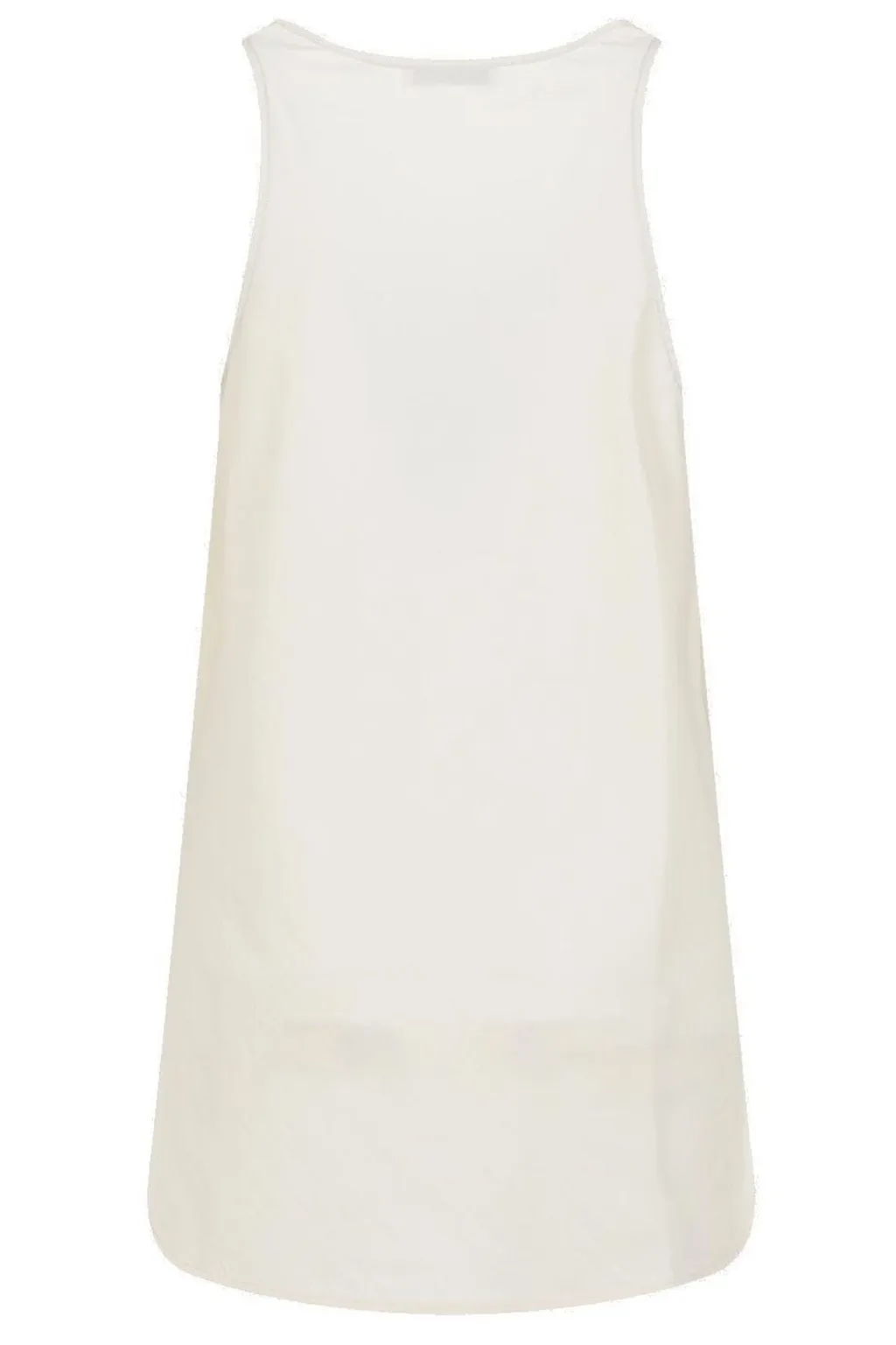 Sleeveless Button-Up Top