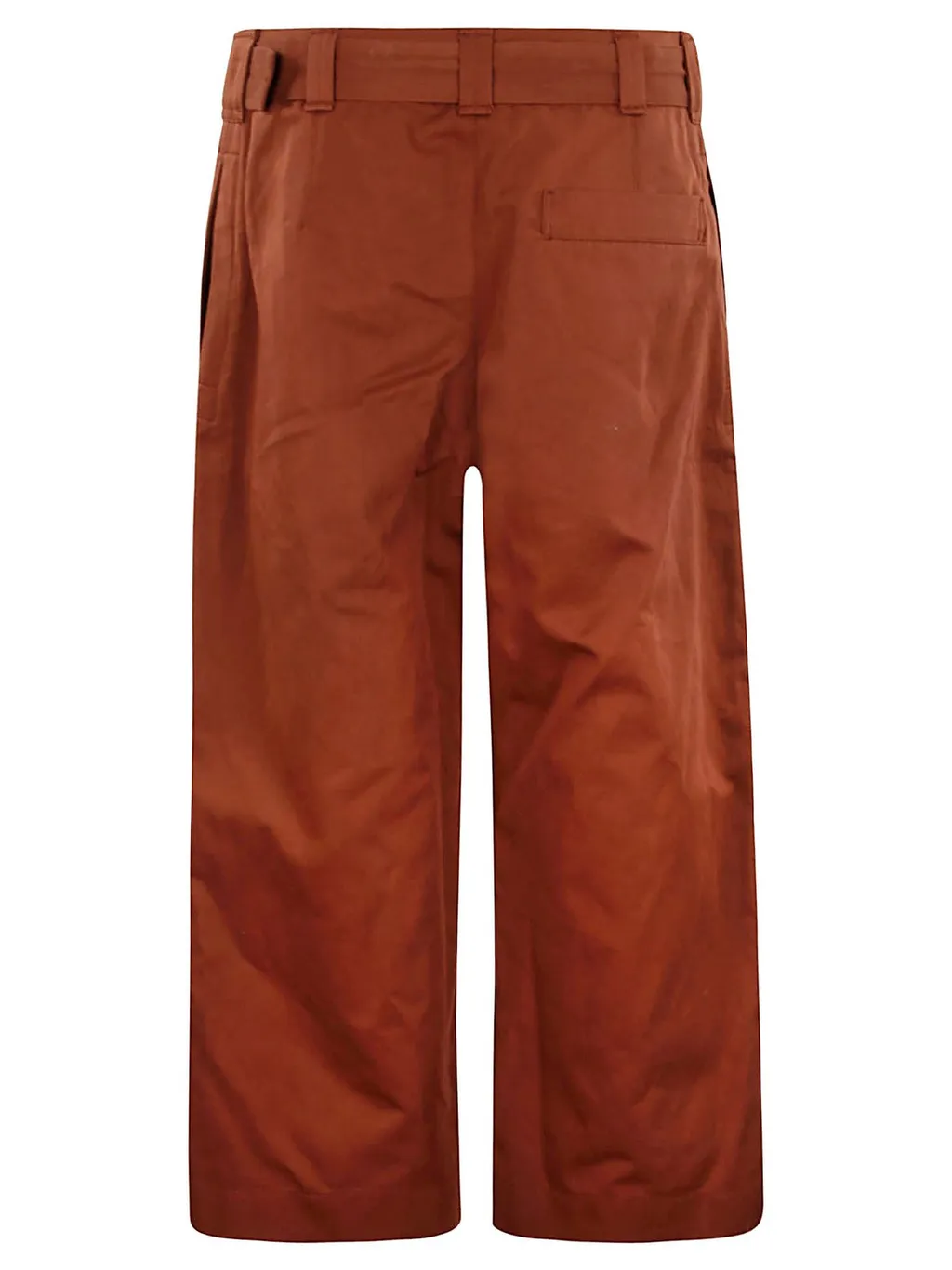 Wide Leg Cropped Trousers