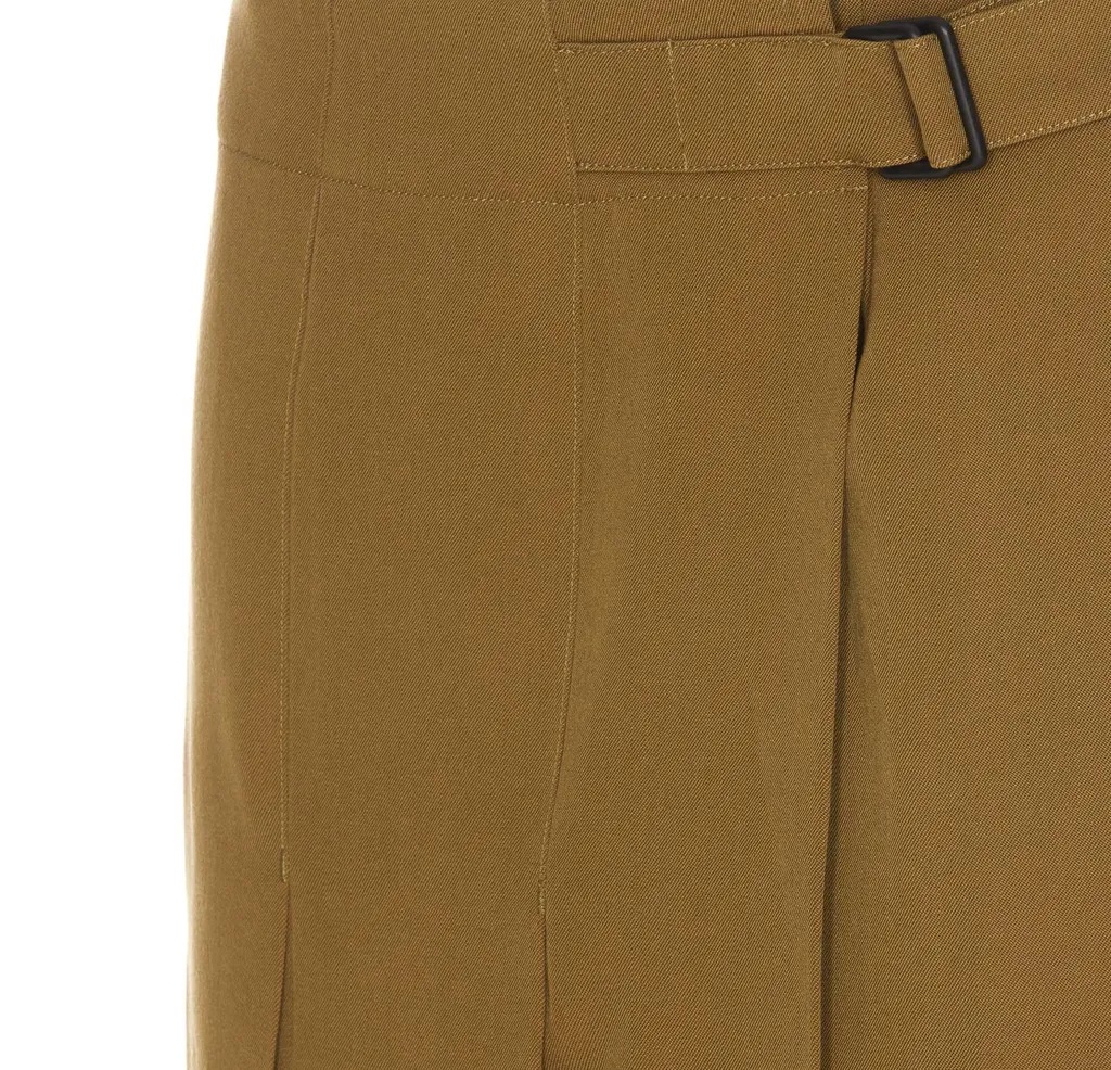 Pleated Midi Skirt