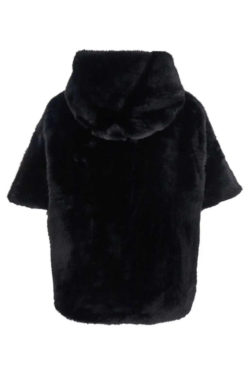 Faux Fur Hooded Coat