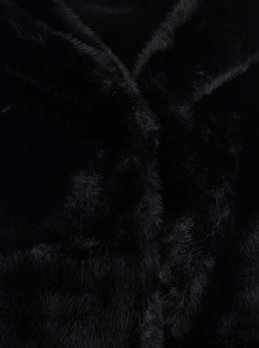 Faux Fur Hooded Coat