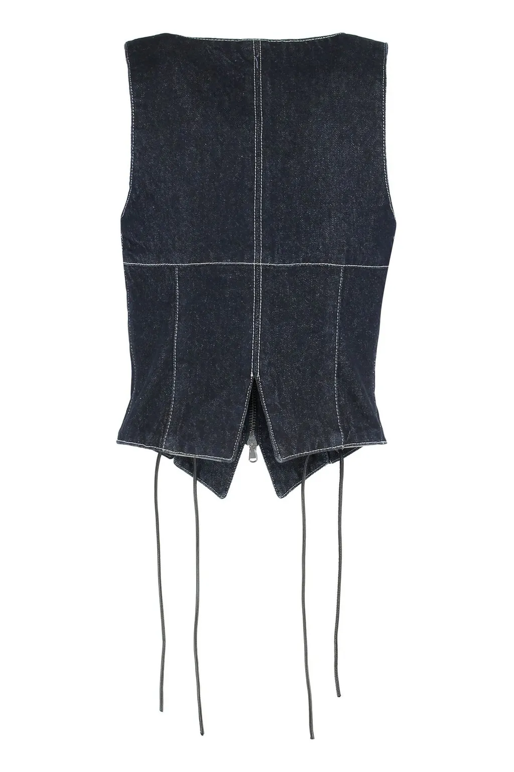 Denim Corset Vest