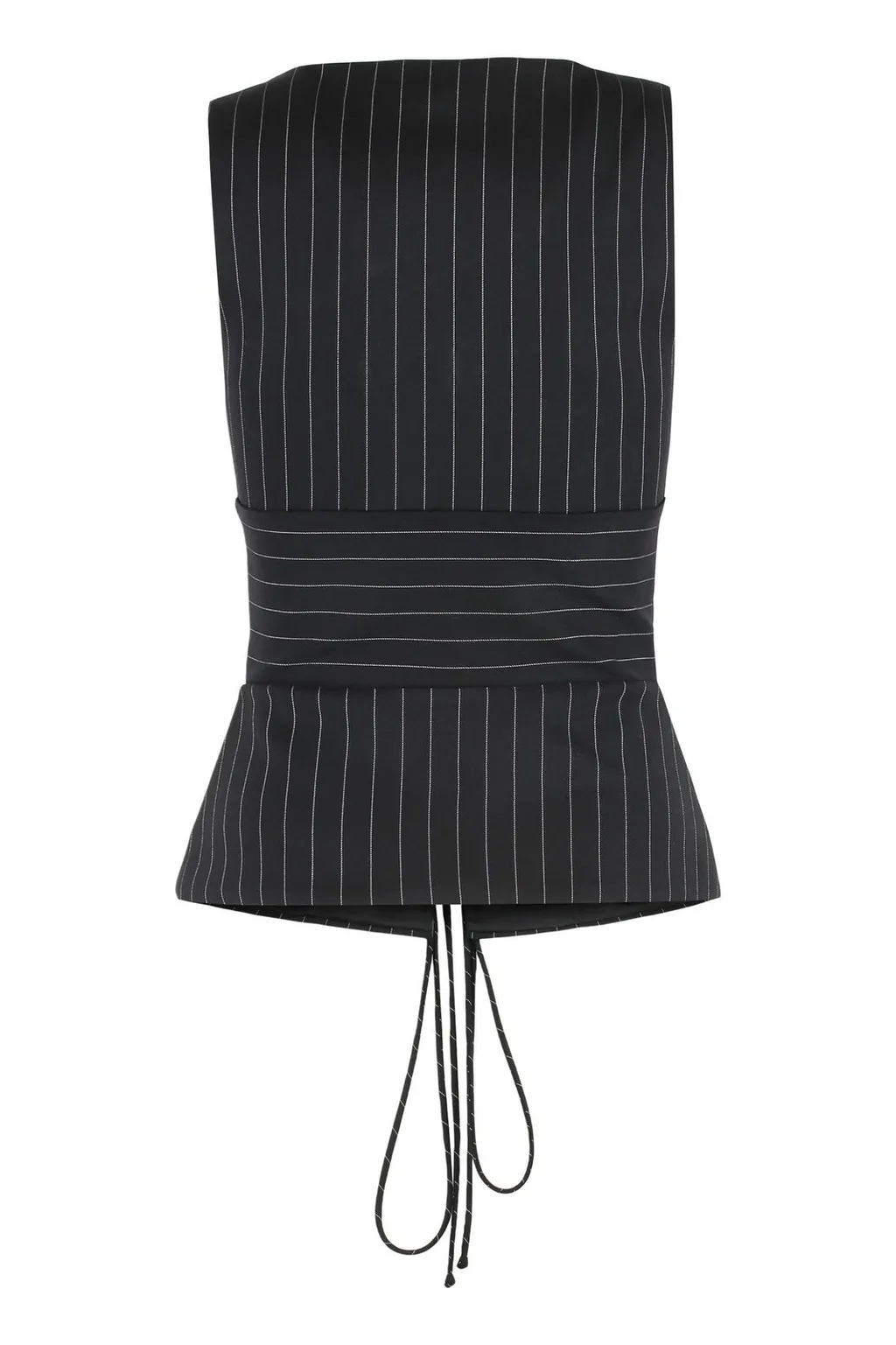 Pinstripe Corset Top