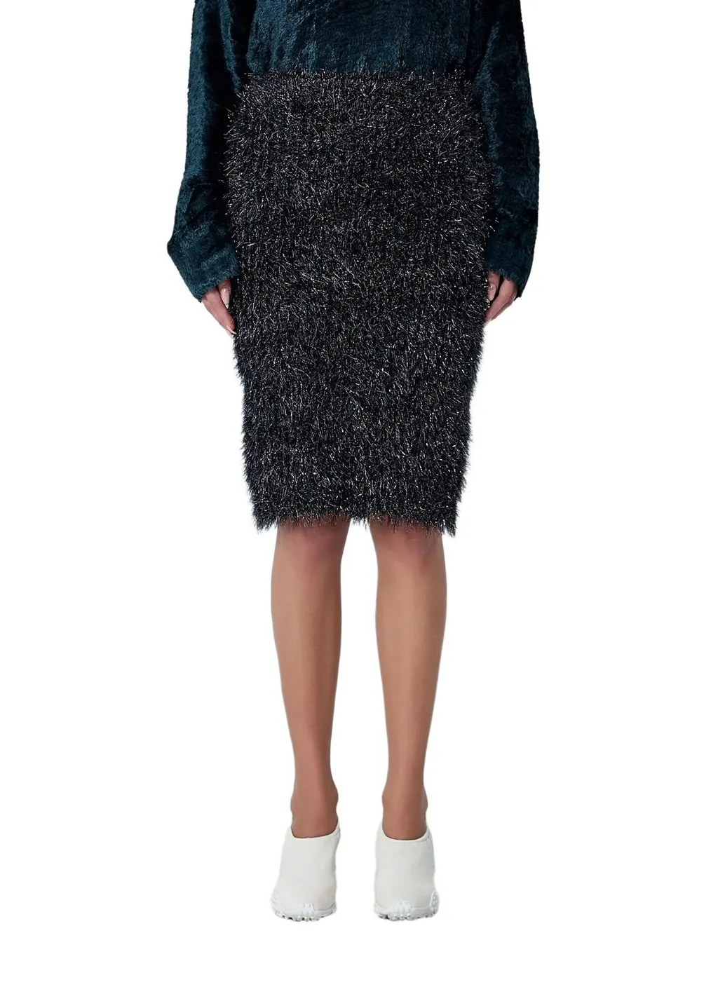 Fuzzy Pencil Skirt