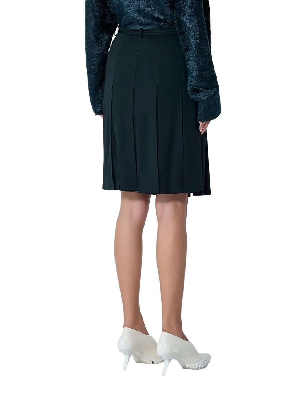Pleated Midi Skirt