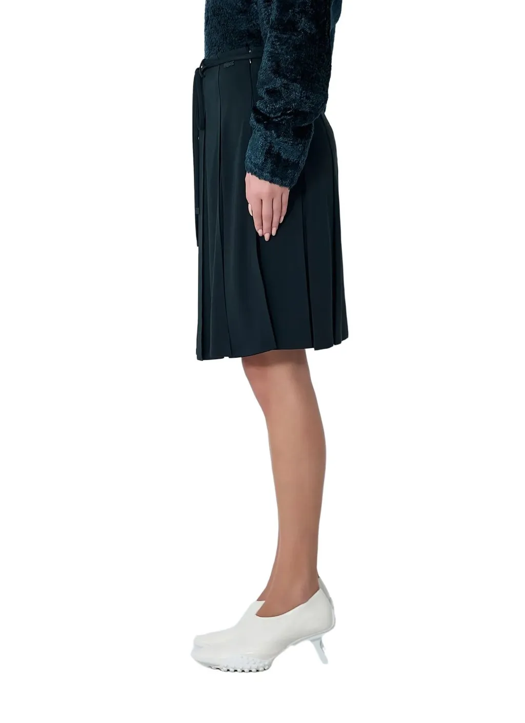 Pleated Midi Skirt