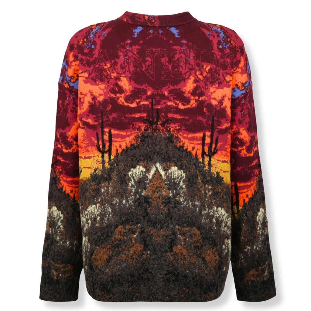Printed Crewneck Sweater
