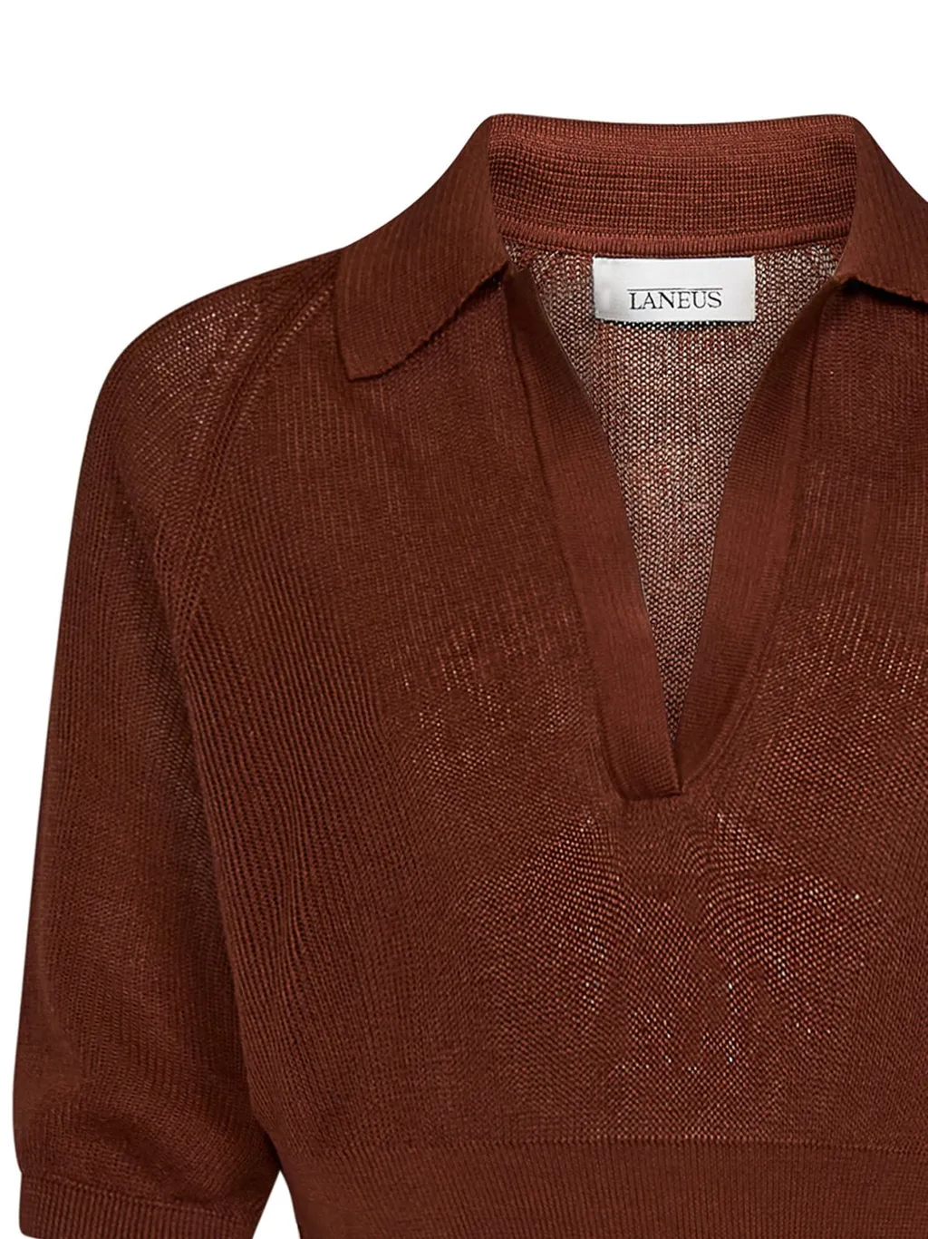 Cropped Polo Sweater