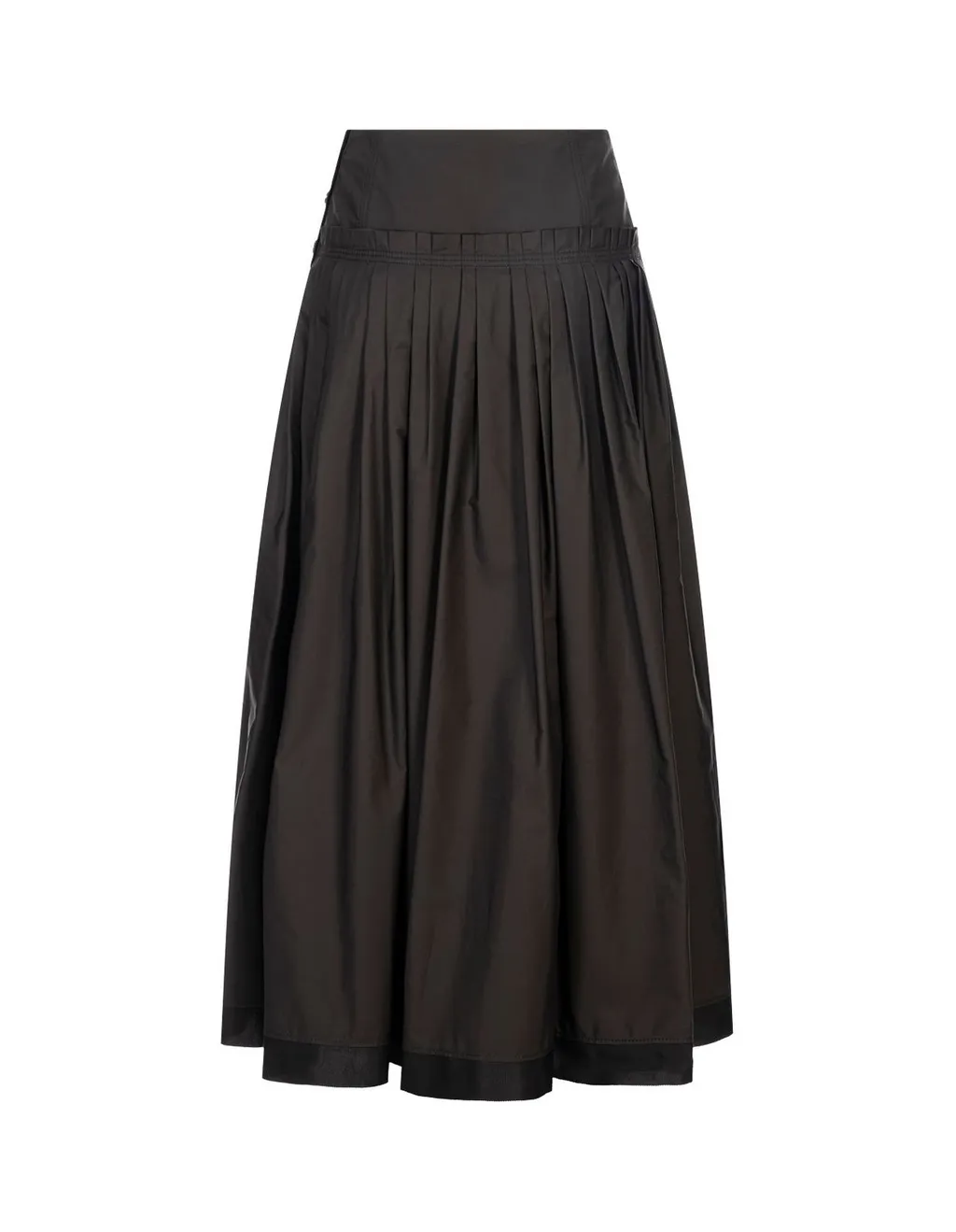 Pleated Maxi Skirt