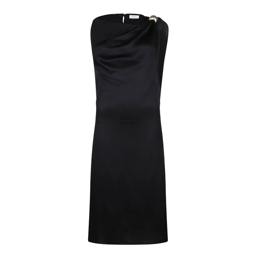 Sleeveless Draped Dress