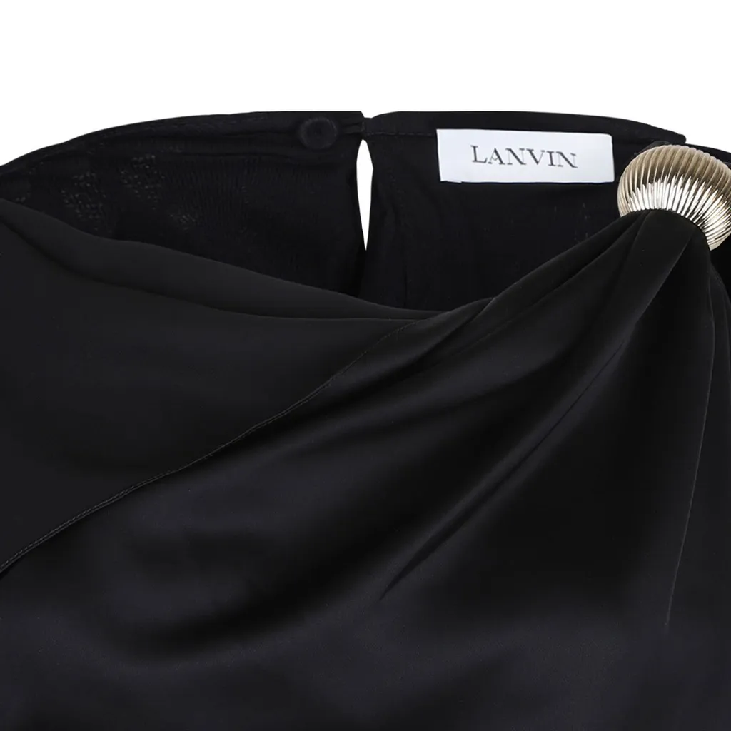 Sleeveless Draped Dress