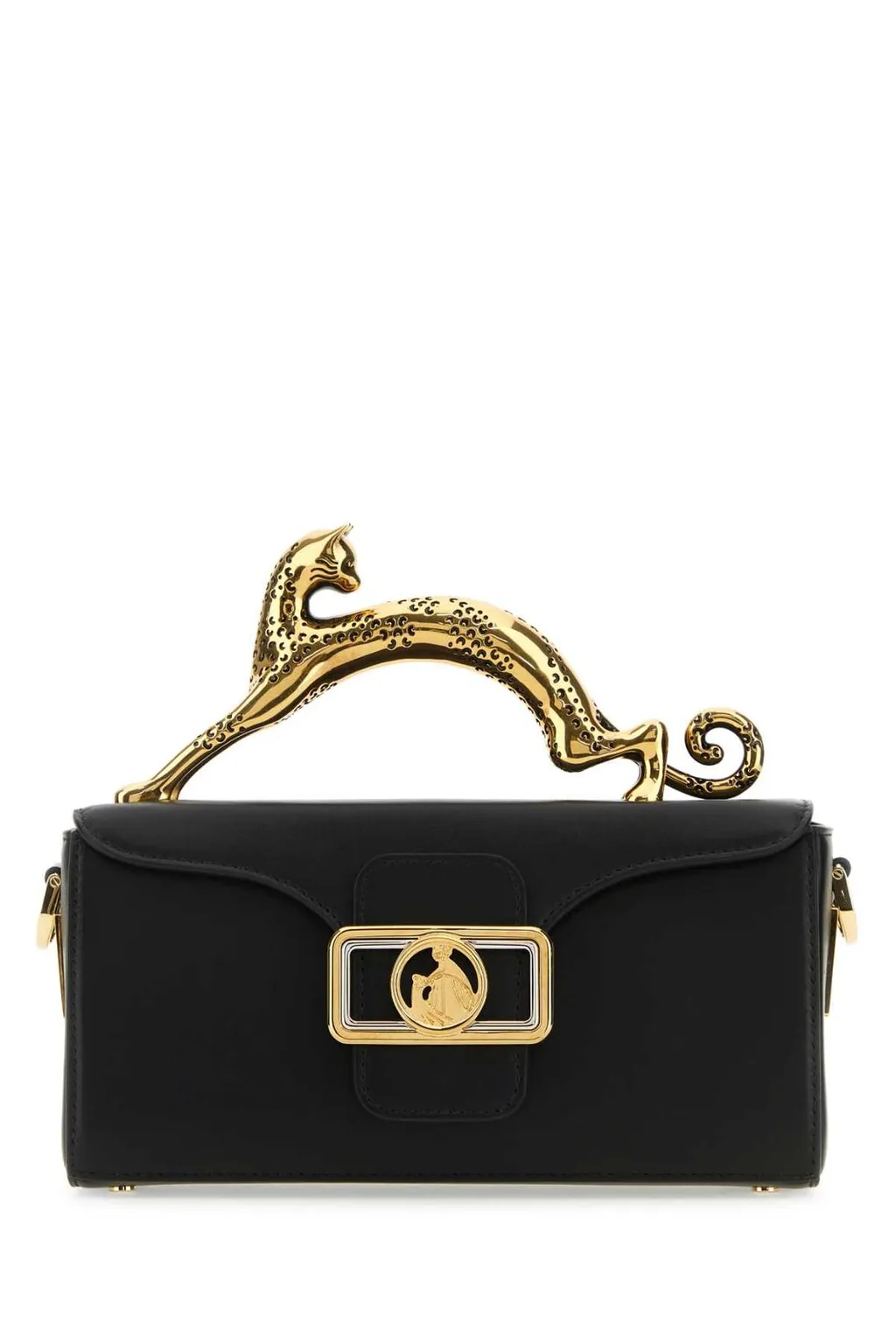 Leopard Handle Clutch