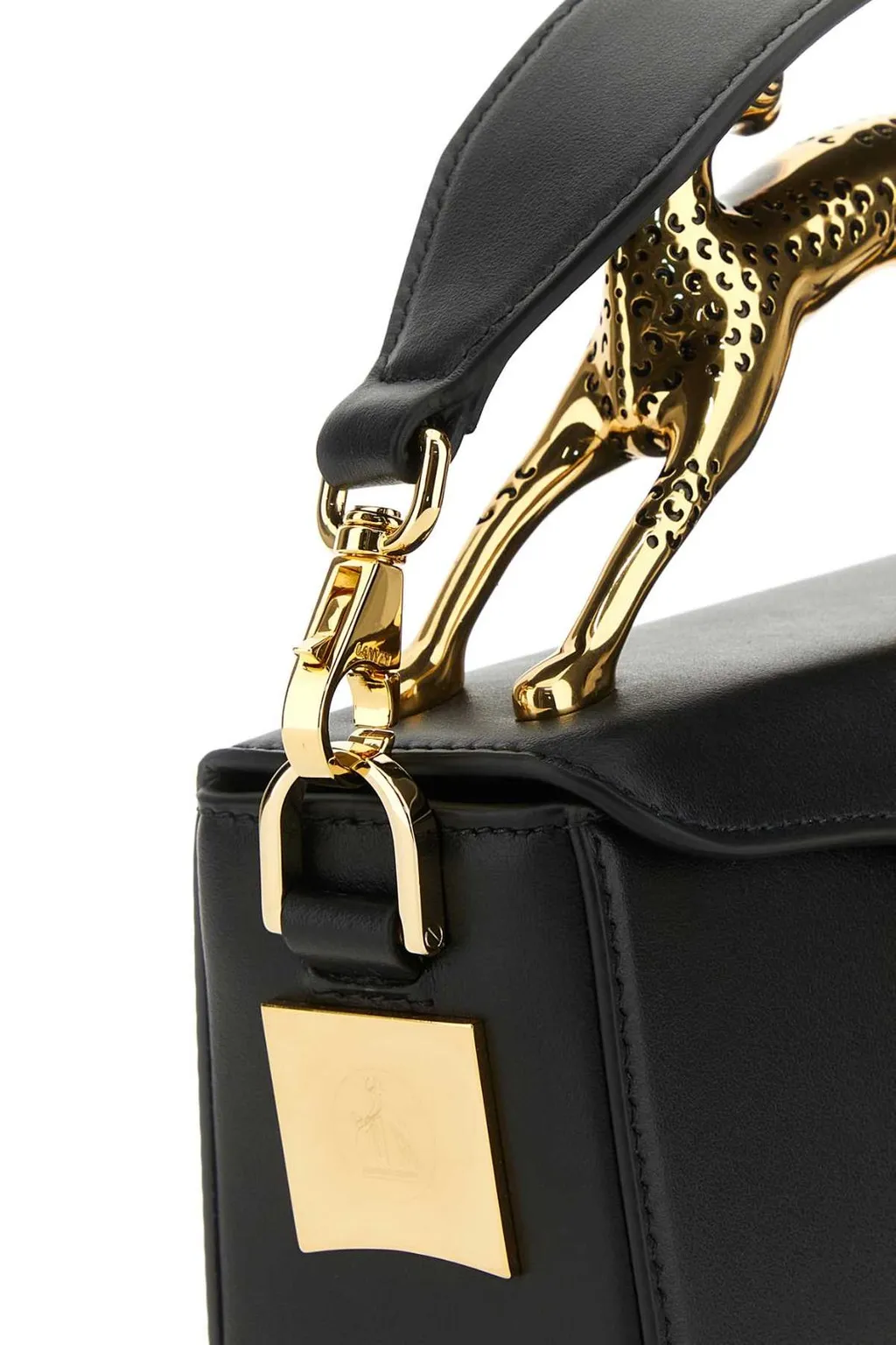 Leopard Handle Clutch