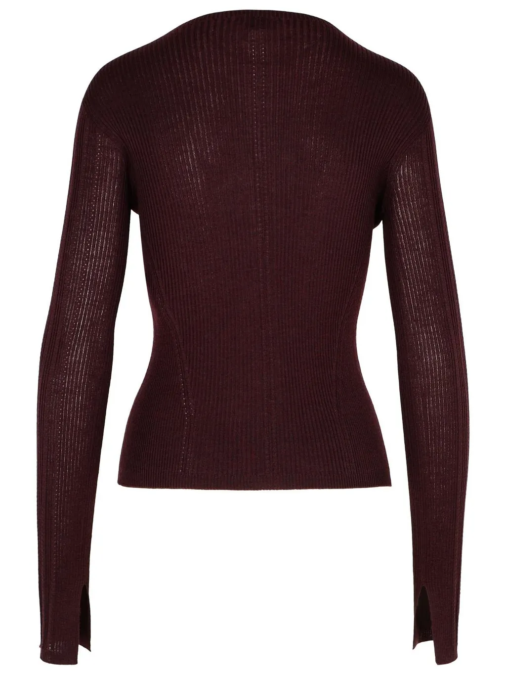 Ribbed Knit Long Sleeve Top