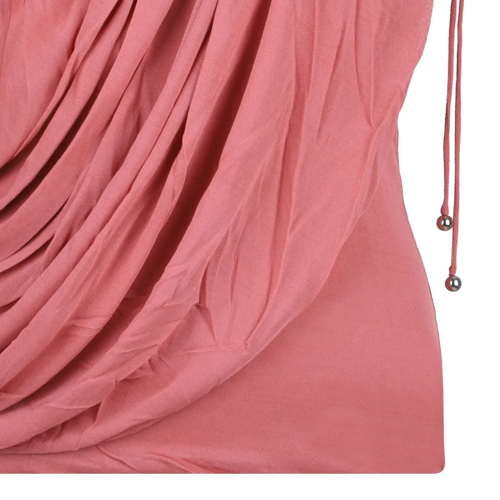 Draped Sleeveless Top
