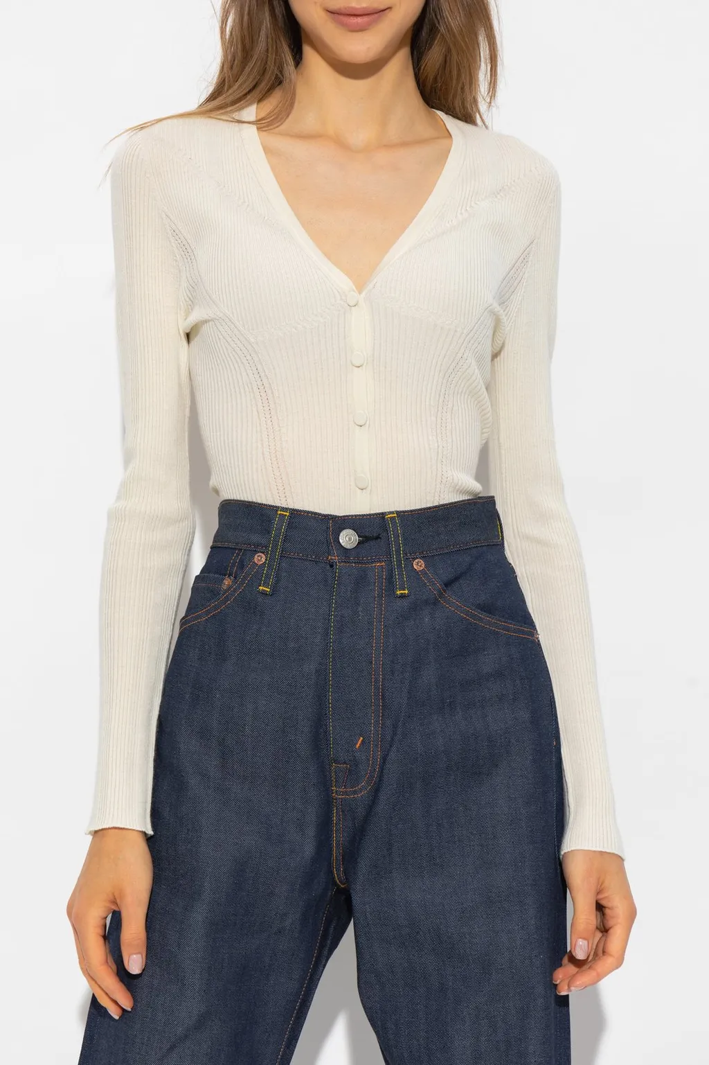 Ribbed Knit Cardigan