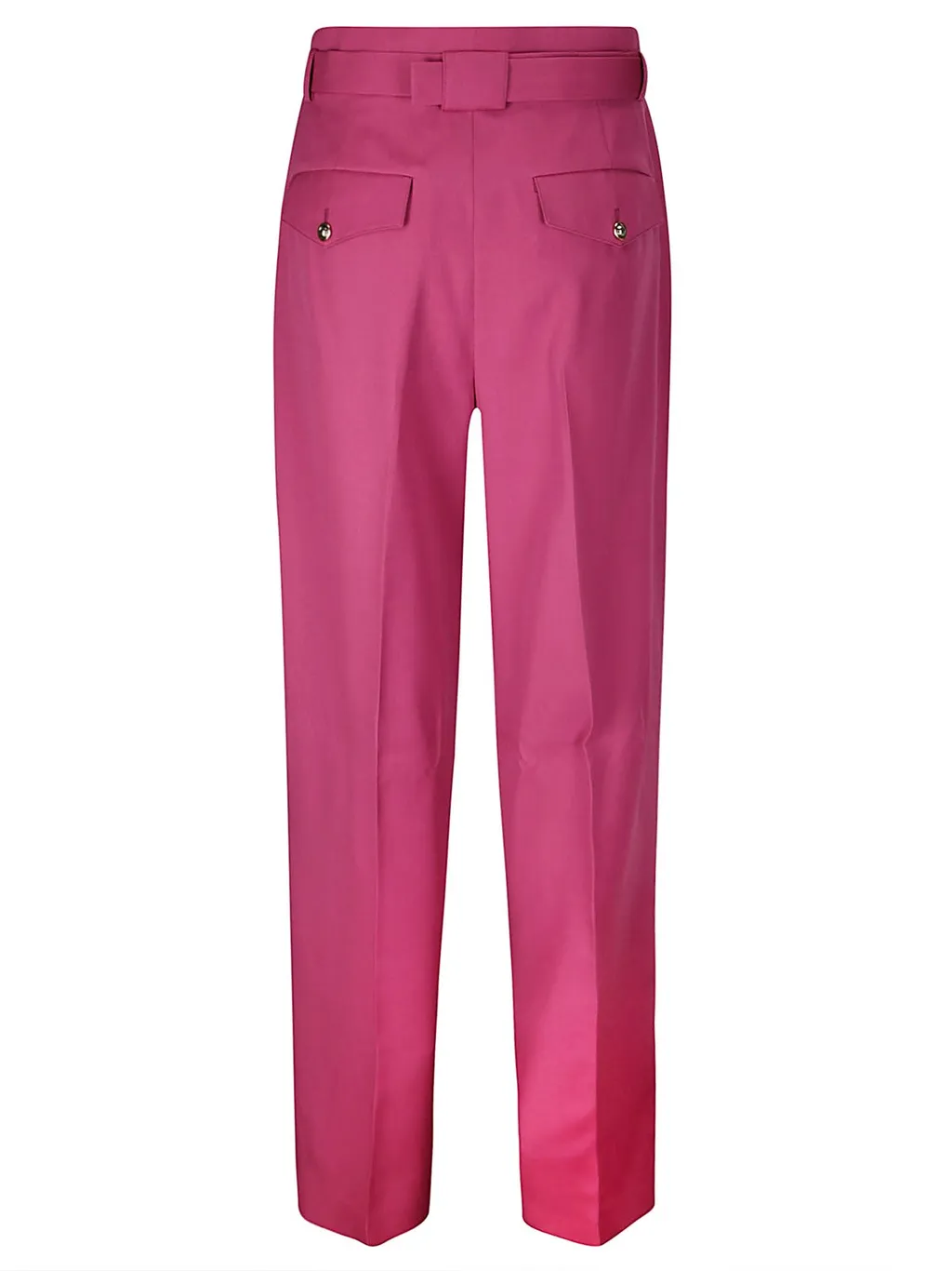 High-Waisted Pleated Trousers