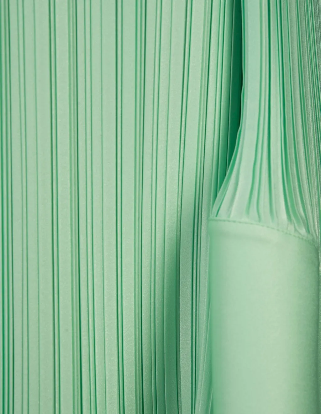 Pleated Asymmetrical Skirt