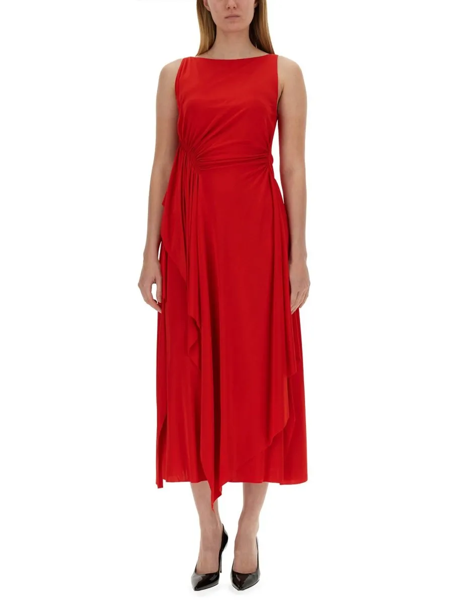 Asymmetrical Drape Dress