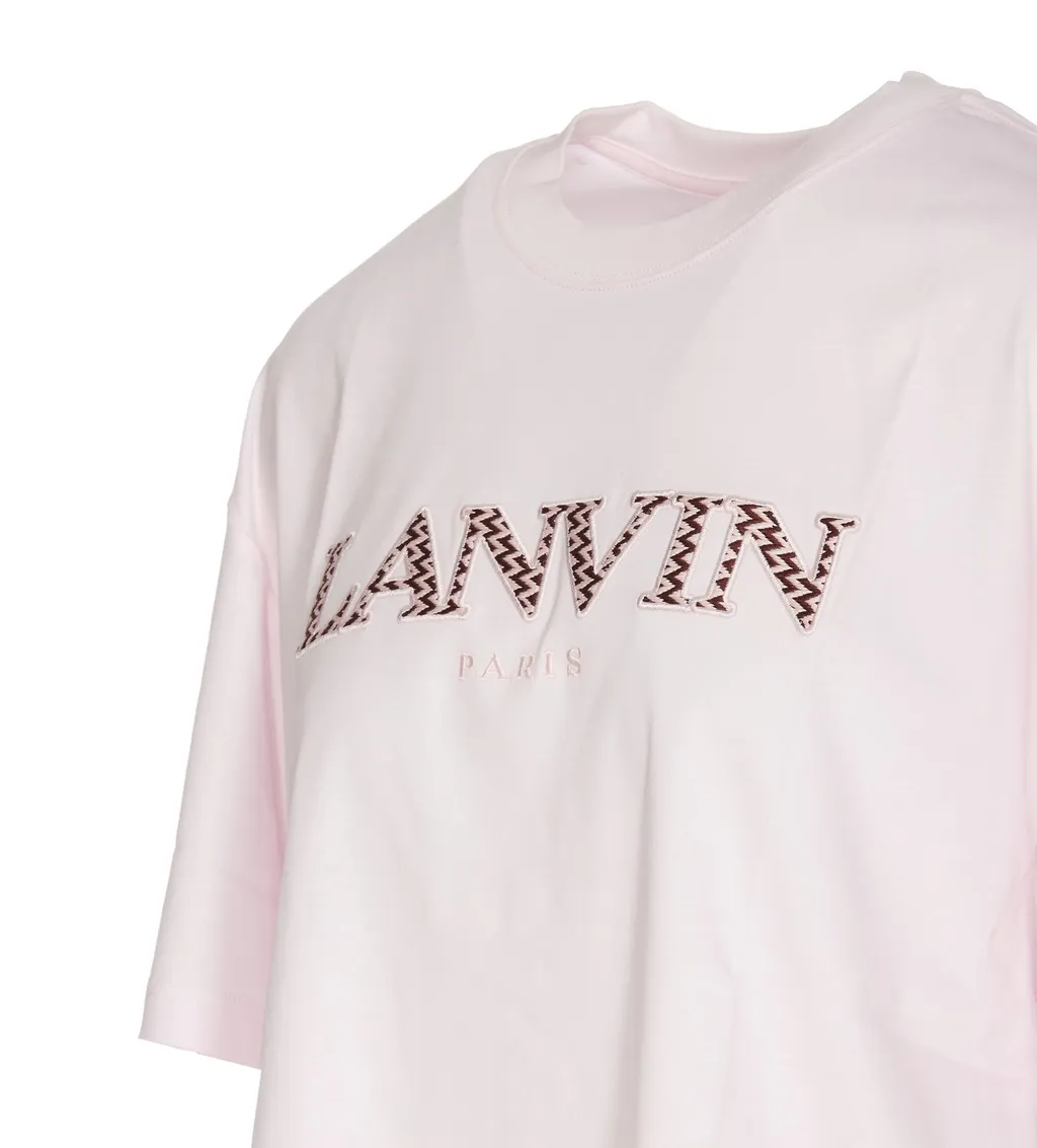 Oversized T-Shirt With Lanvin Paris Logo