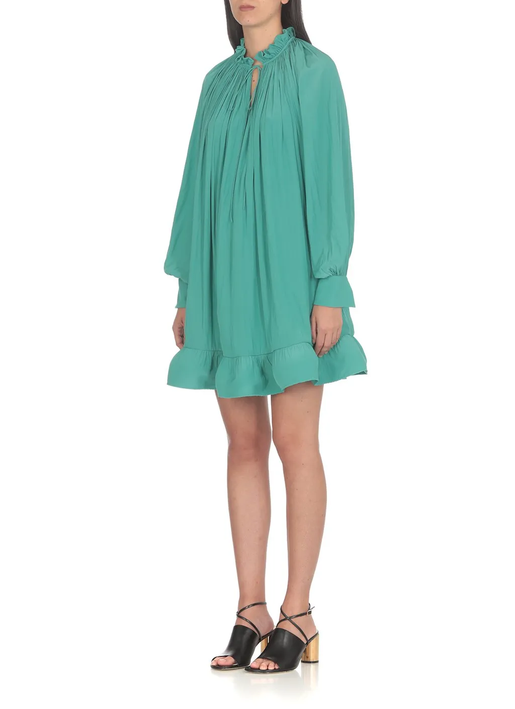 Ruffled Mini Dress