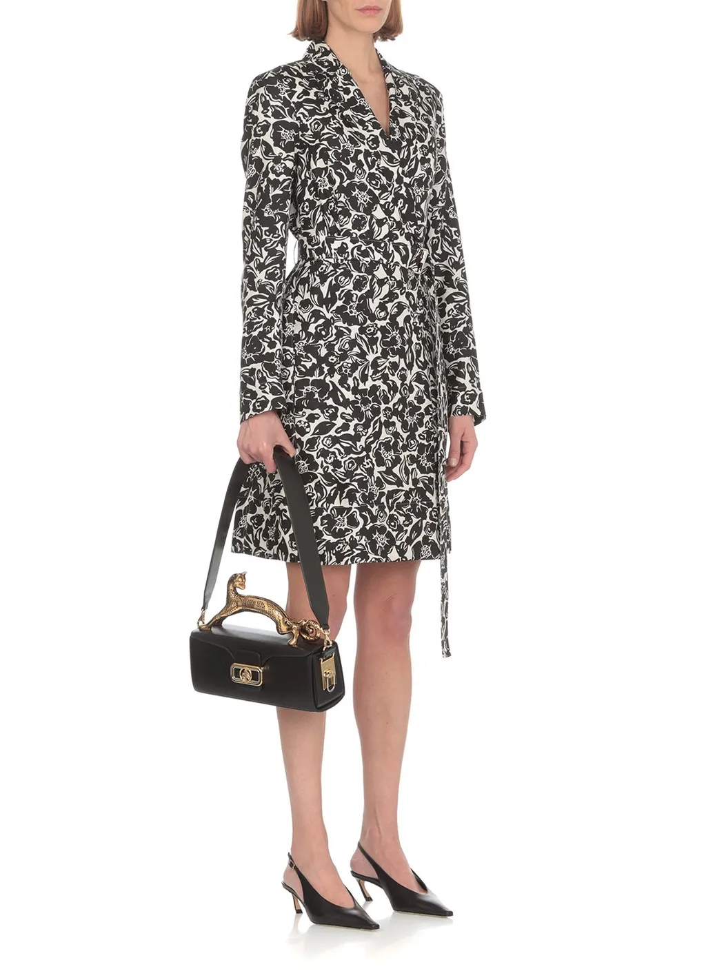 Floral Print Blazer Dress