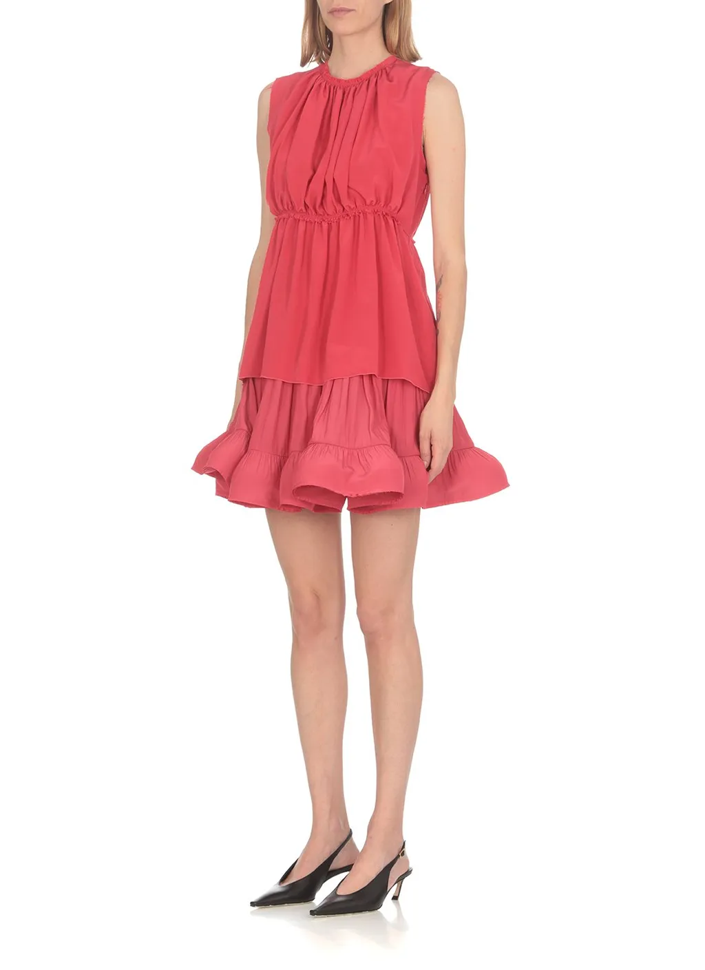Tiered Ruffle Mini Dress