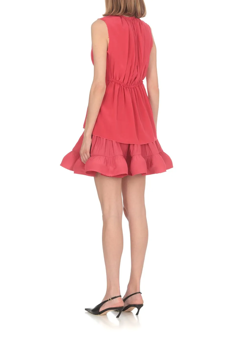 Tiered Ruffle Mini Dress