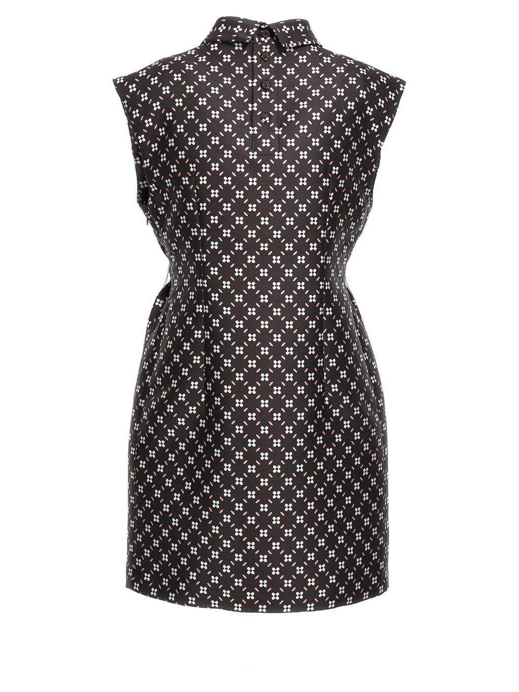 Sleeveless Mock Neck Dress