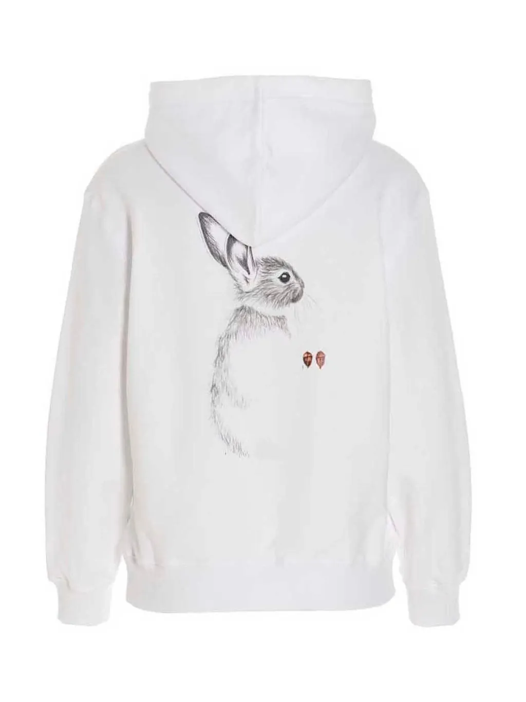 Hoodie With Floral Embroidery