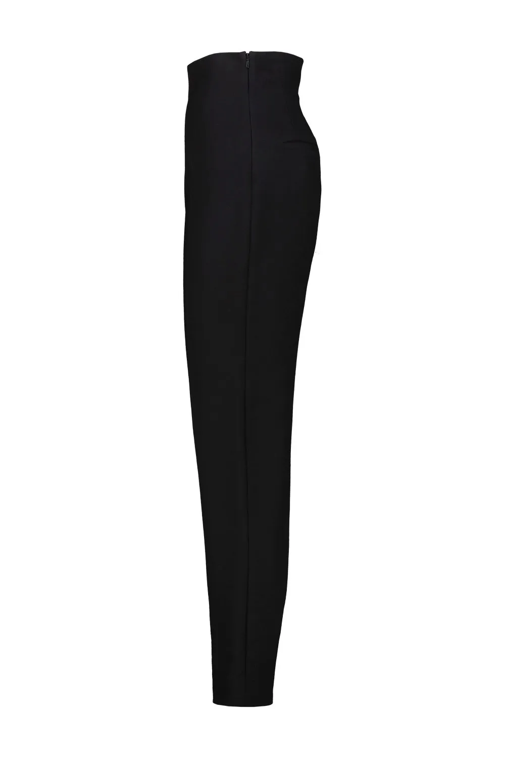 High-Waisted Straight-Leg Trousers
