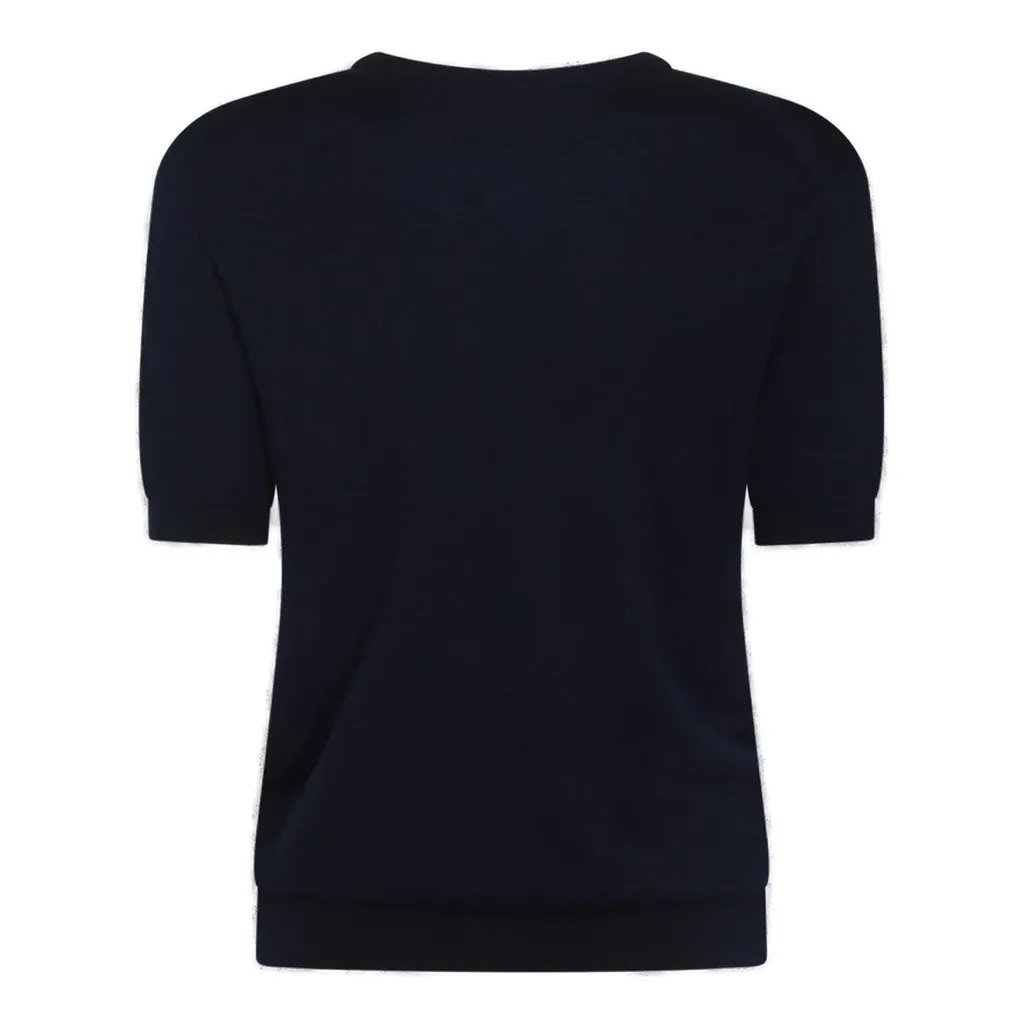 Short Sleeve Knit Top