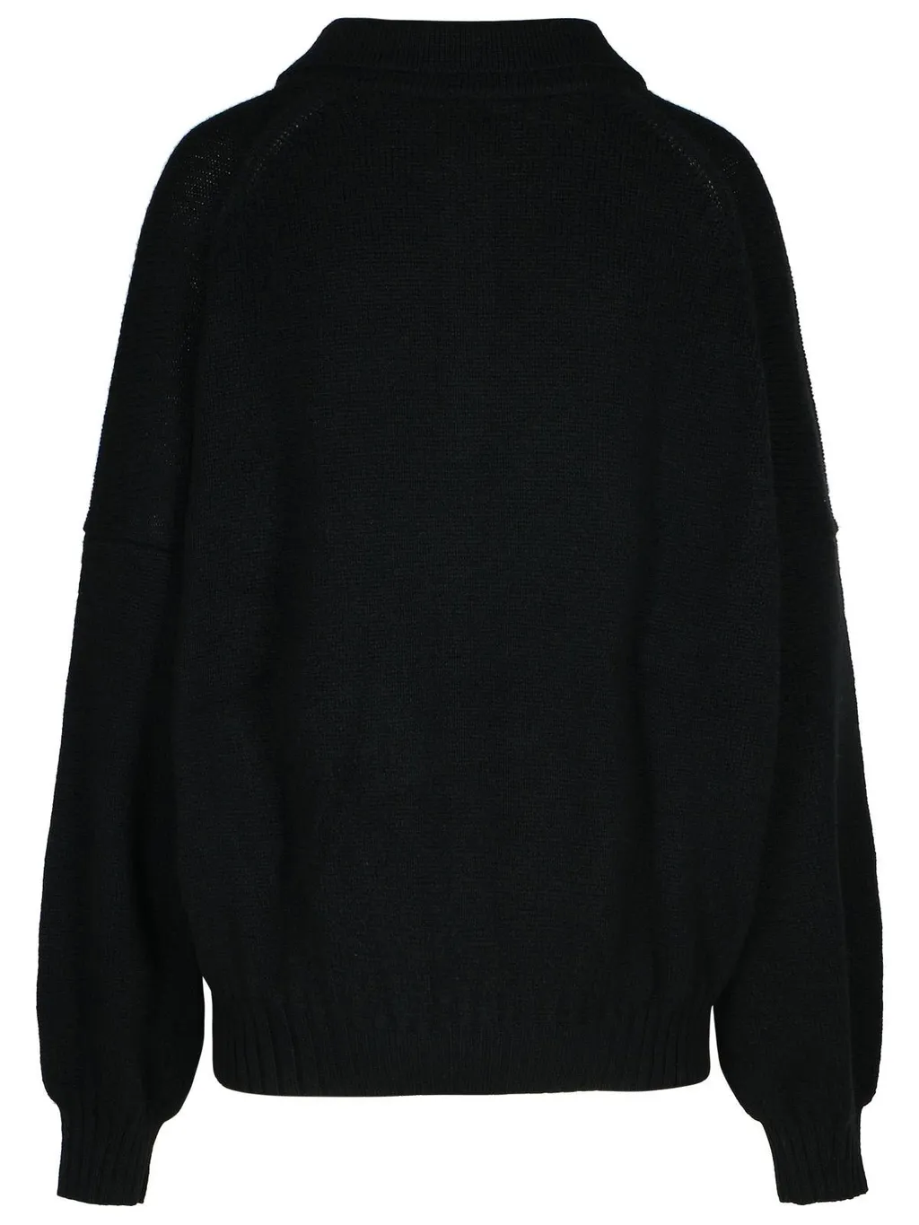 Oversized Knit Polo Sweater