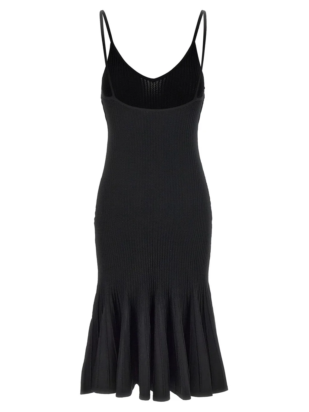 Ribbed Knit Midi Dress