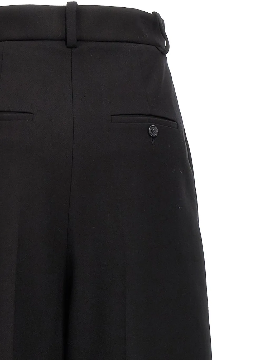 High-Waisted Pleated Trousers
