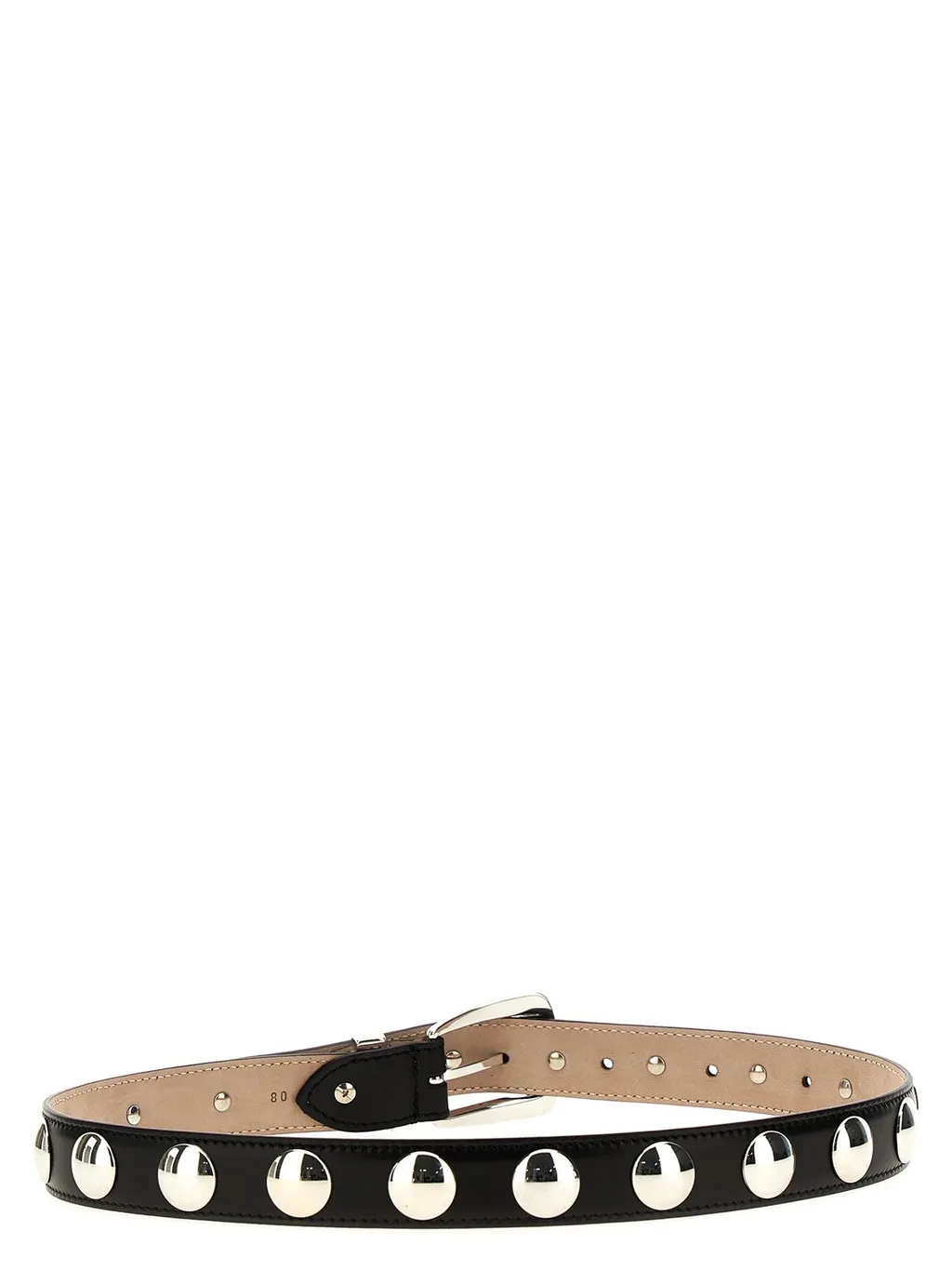Studded Leather Belt