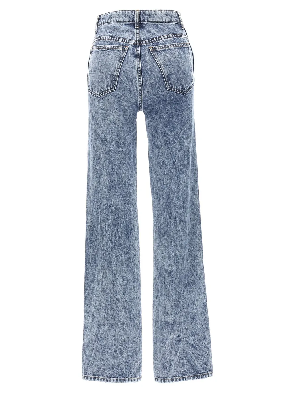 High-Waisted Flared Jeans