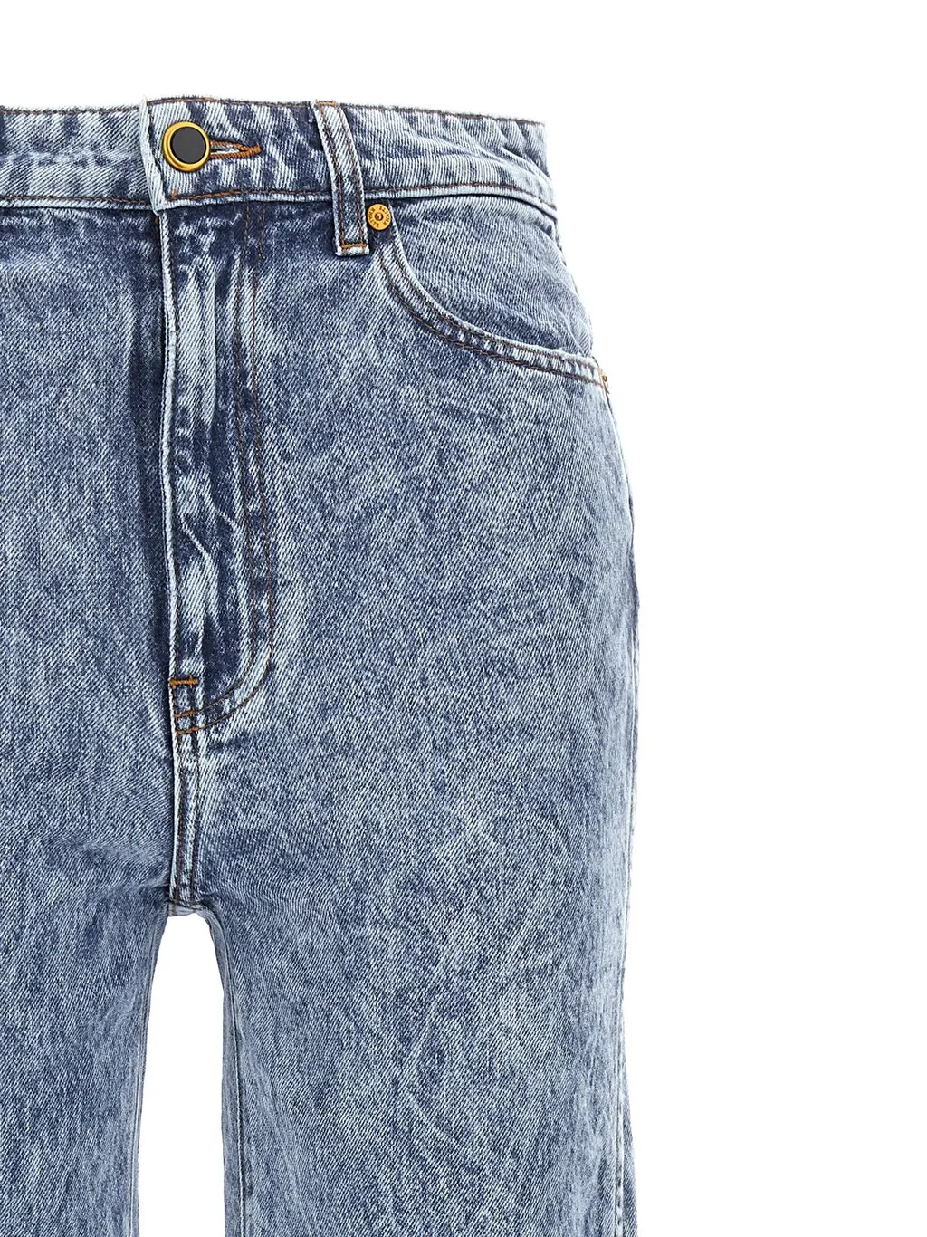 High-Waisted Flared Jeans