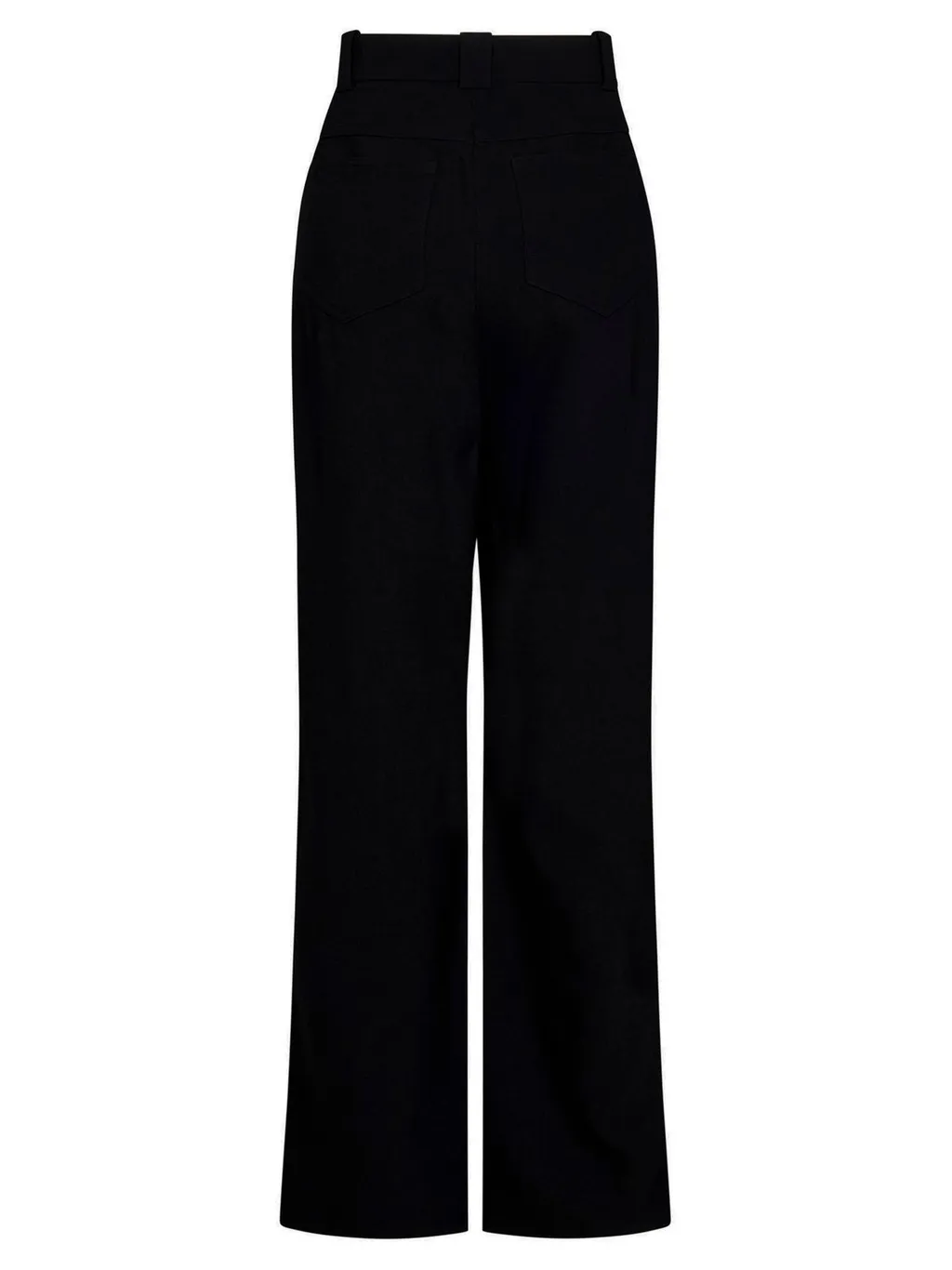 Wide-Leg High-Waisted Trousers