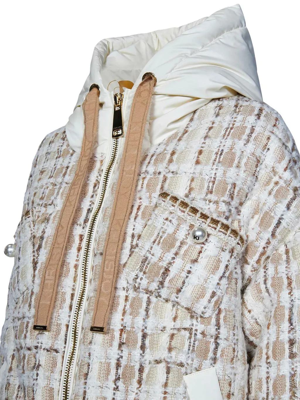Tweed Down Jacket
