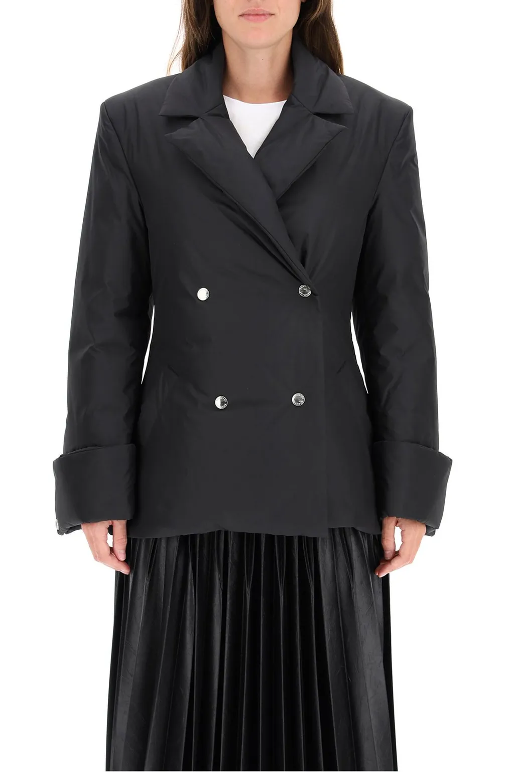 Double-Breasted Puffer Jacket