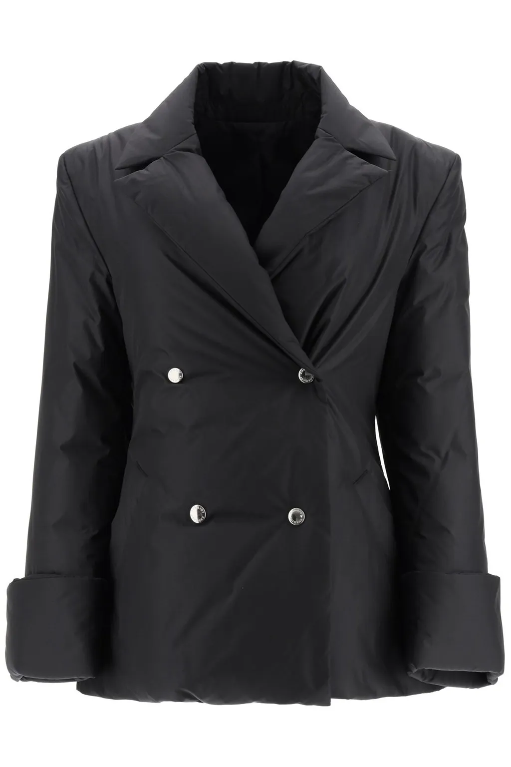 Double-Breasted Puffer Jacket