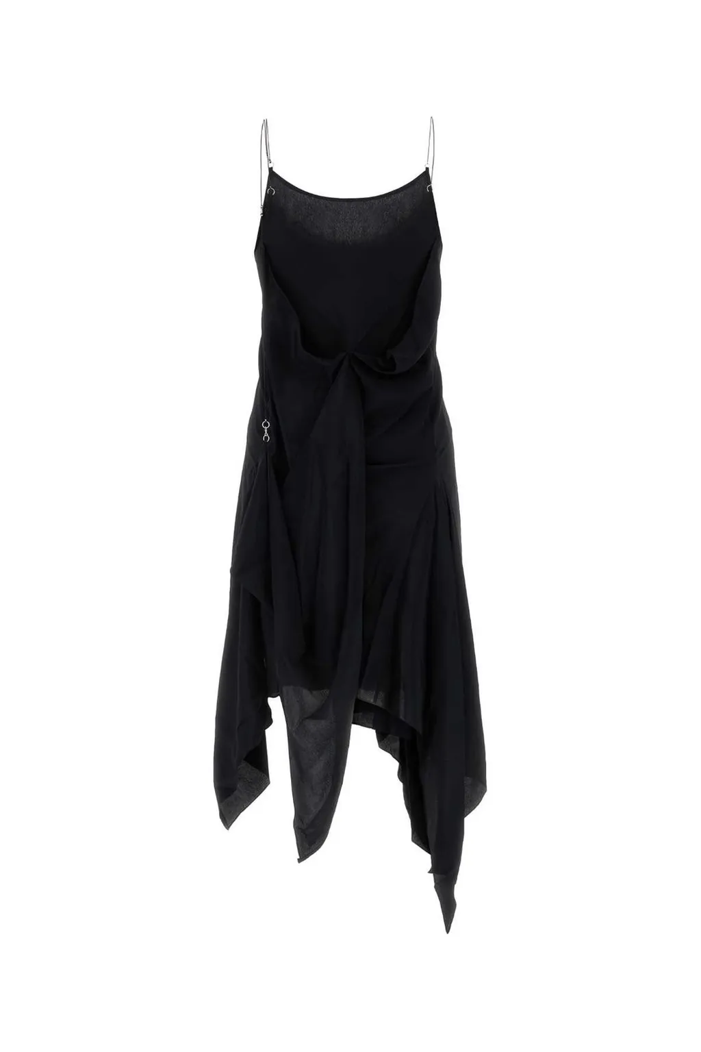 Asymmetric Hem Slip Dress